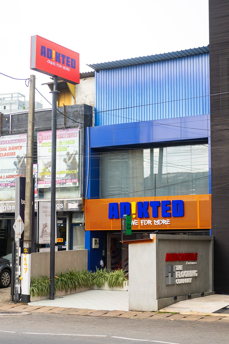 ADIKTED Nawala Main Facade & Entrance